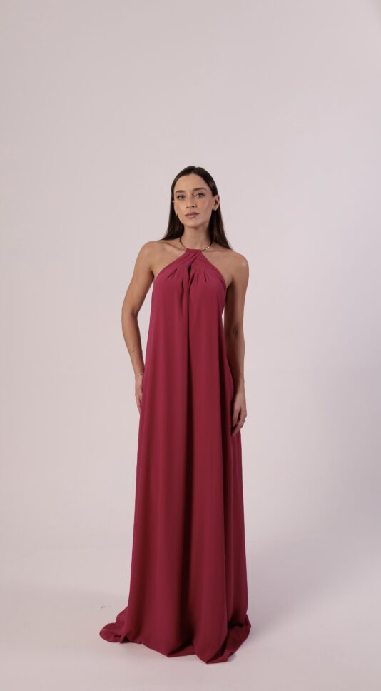 Vestido Elisa Magenta