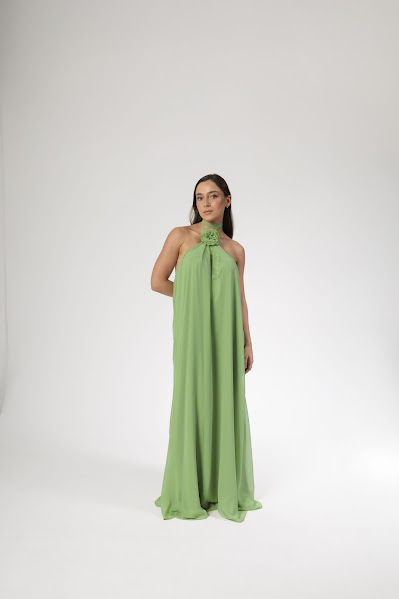 Vestido Gio Verde Edamame