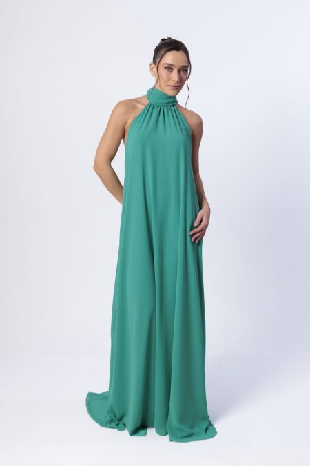 Vestido Lia Verde Bandeira