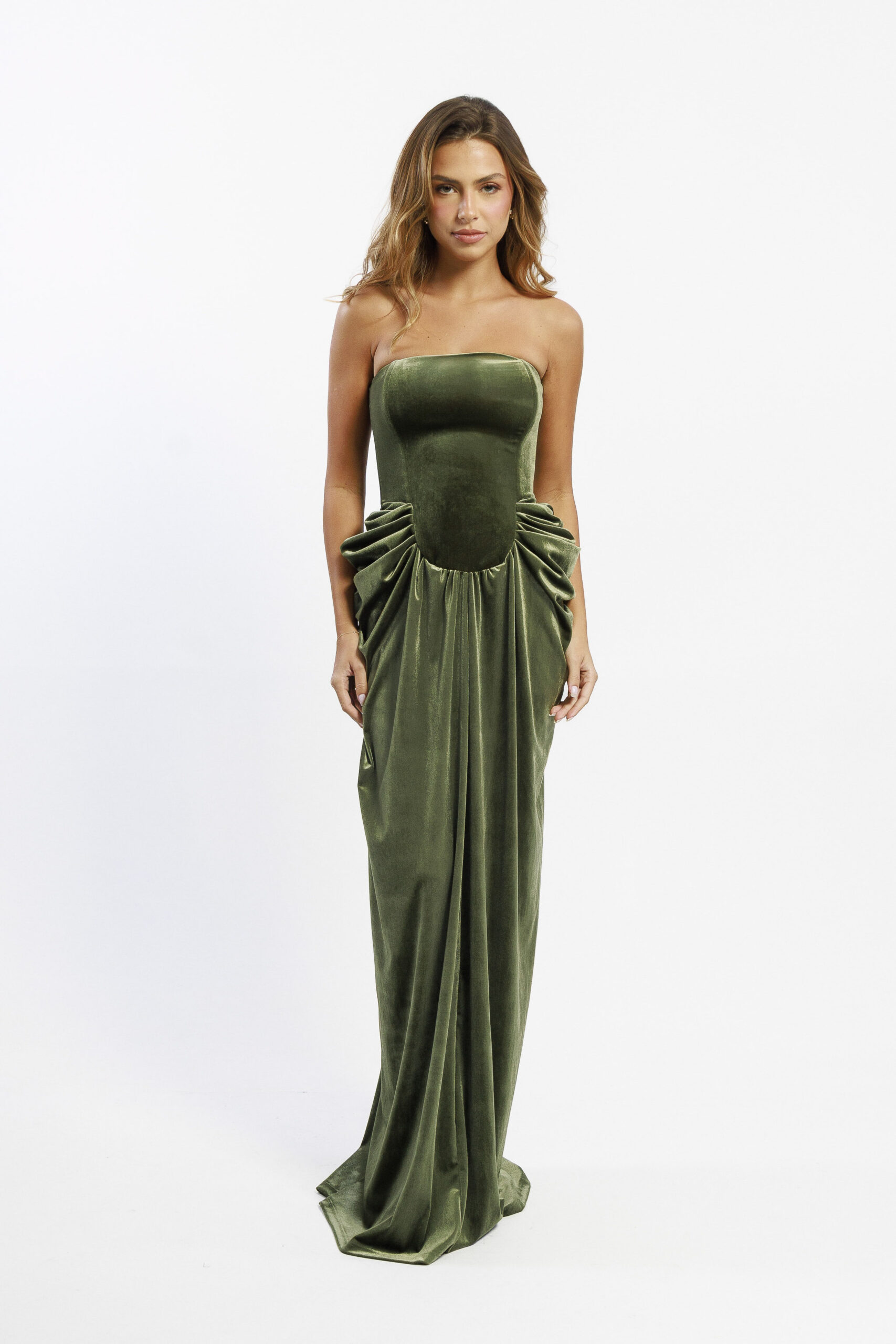 Vestido Naomi Verde Oliva