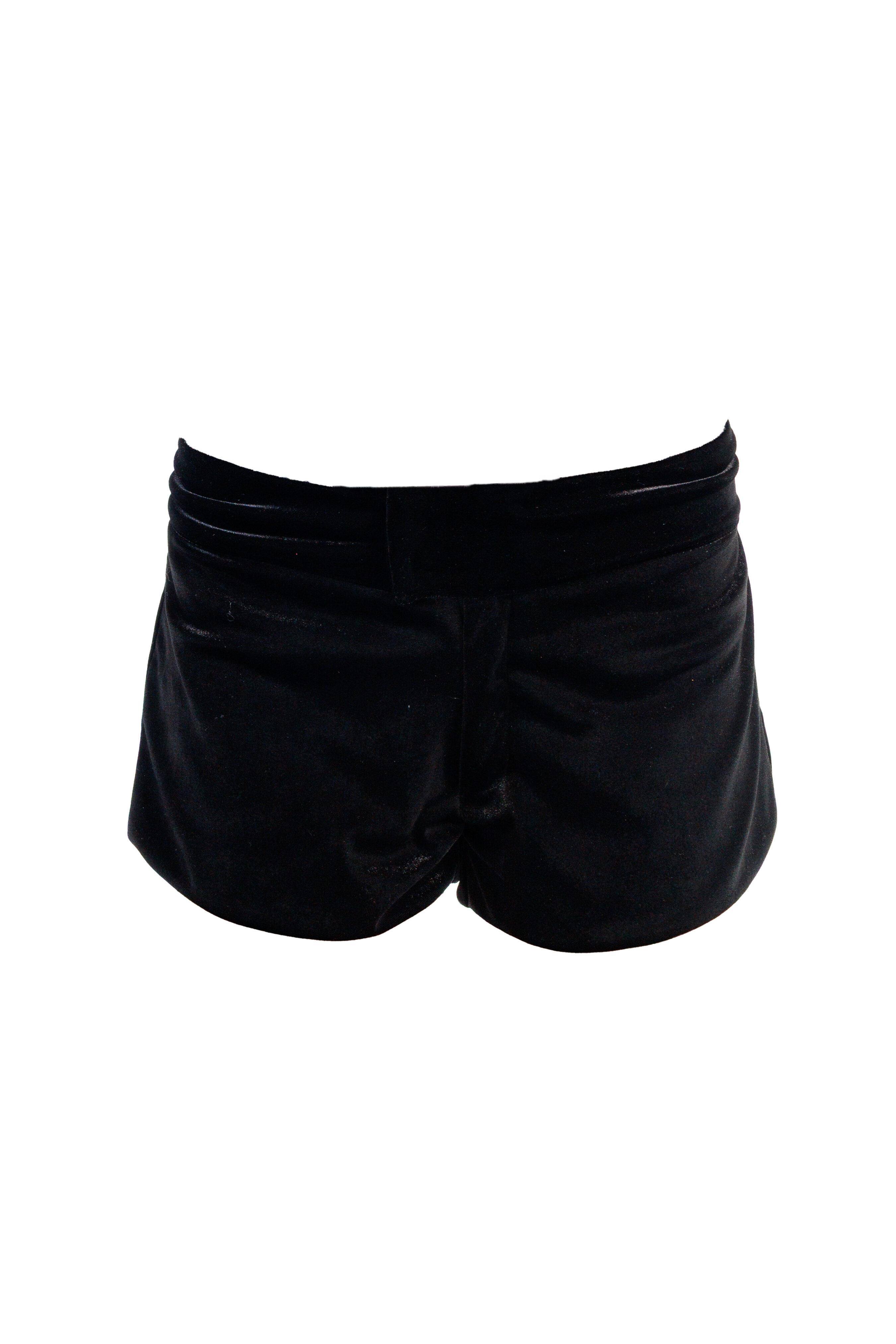 Mini Short Stela Veludo Preto