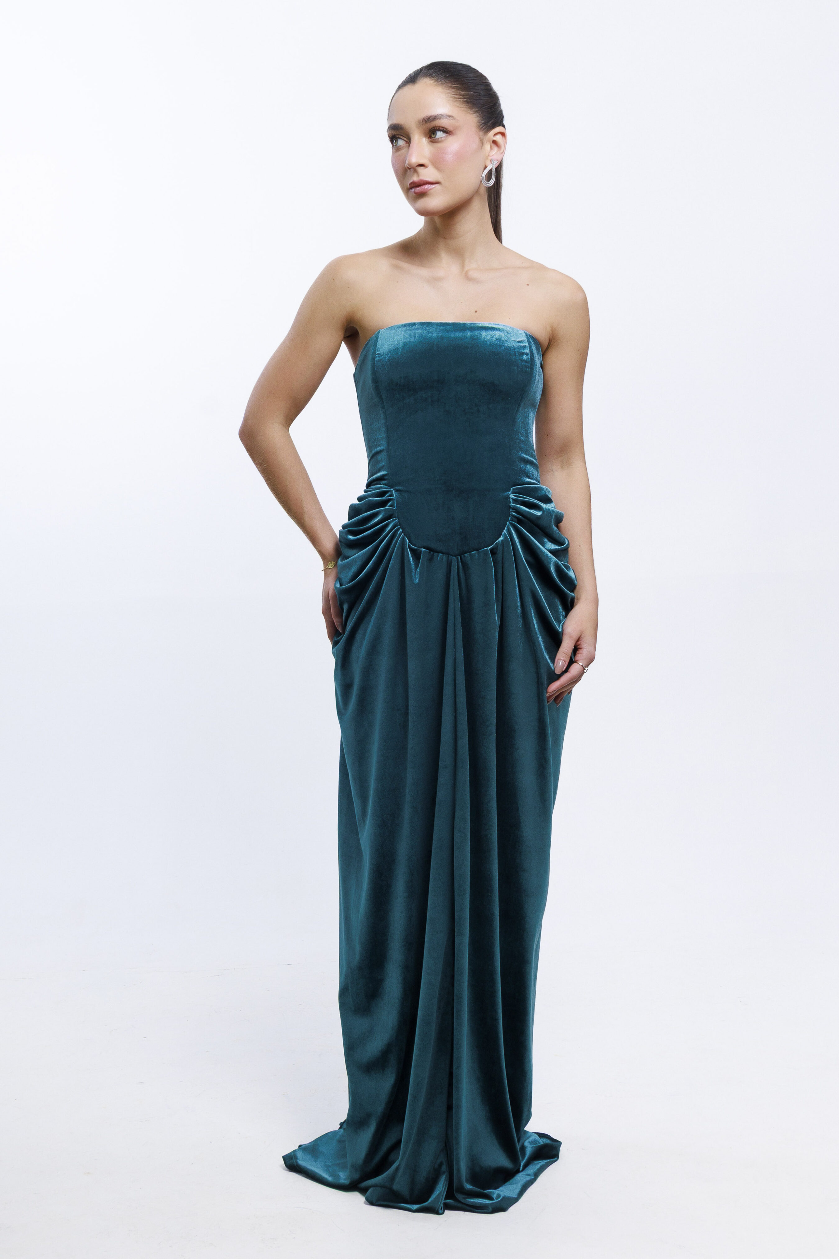 Vestido Naomi Verde Esmeralda