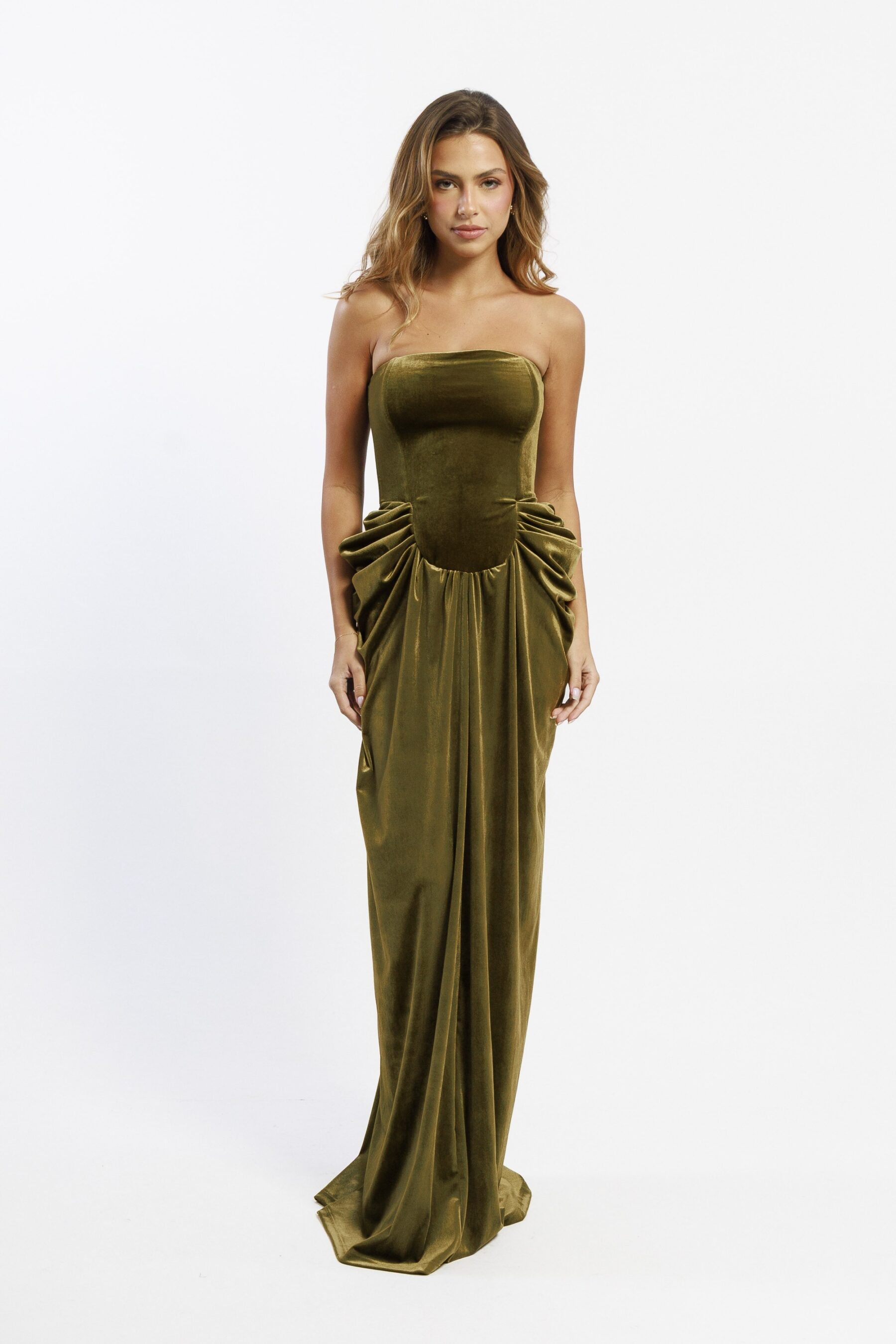 Vestido Naomi Verde Oliva