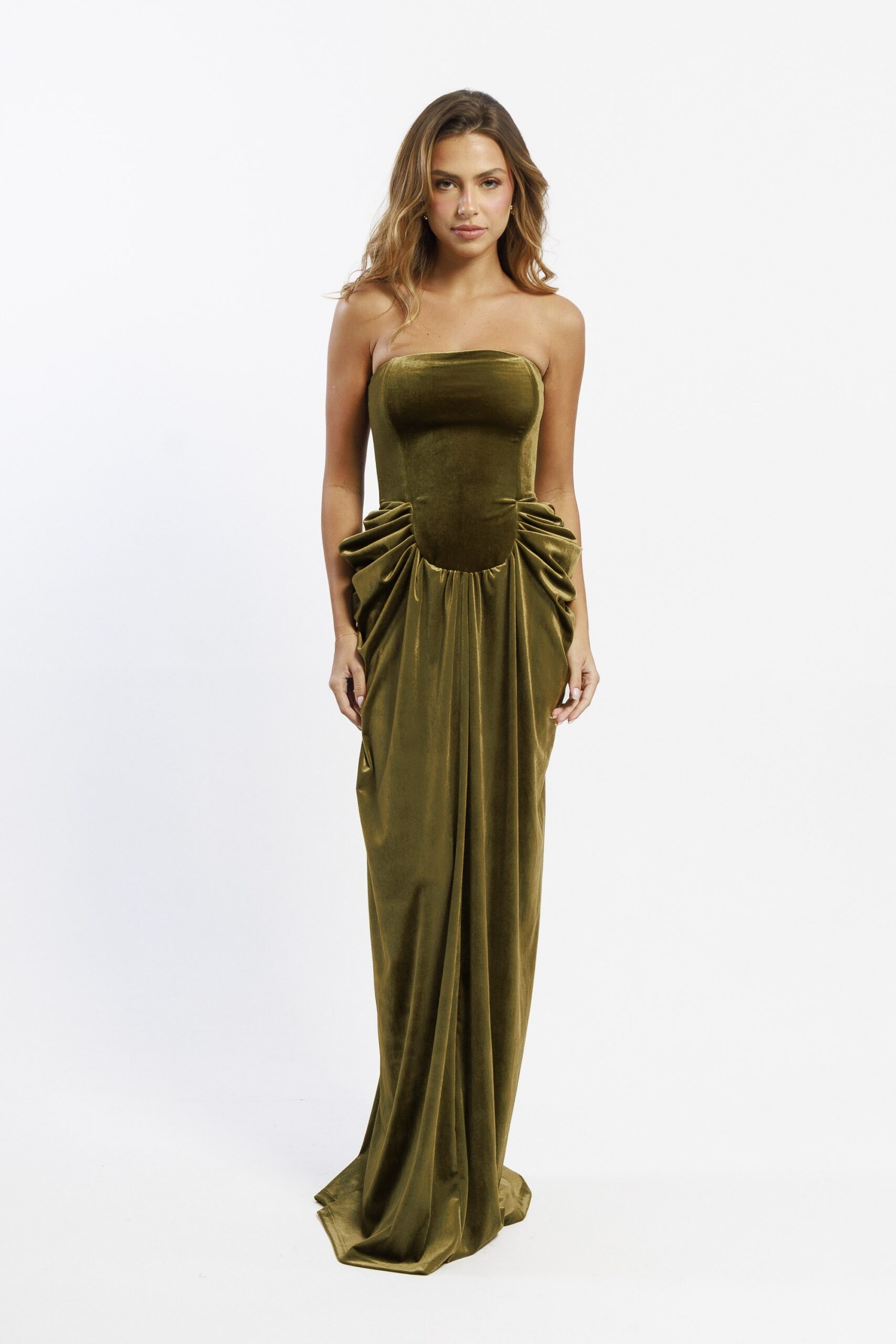 Vestido Naomi Verde Oliva