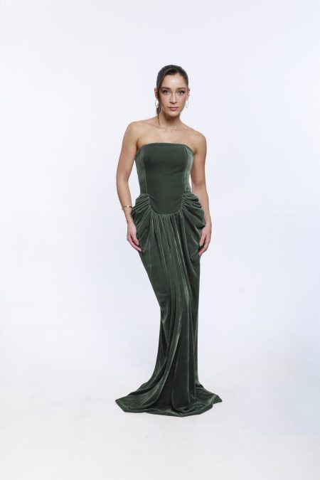 Vestido Naomi Verde Militar