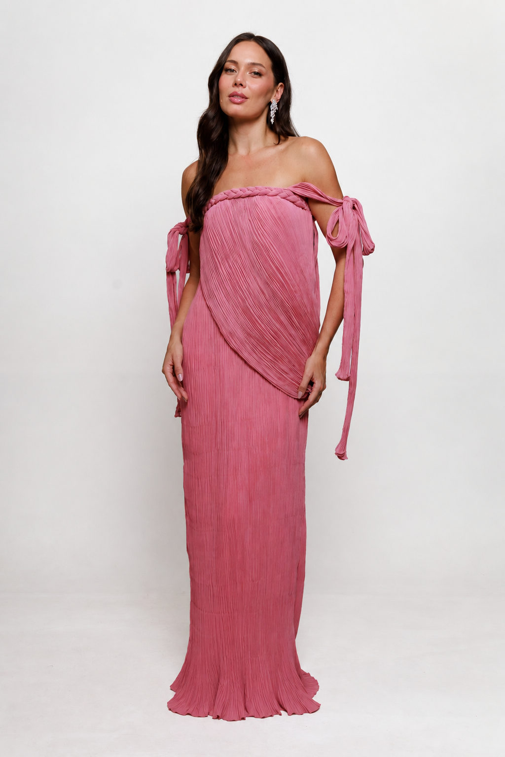Vestido Celine Plissado