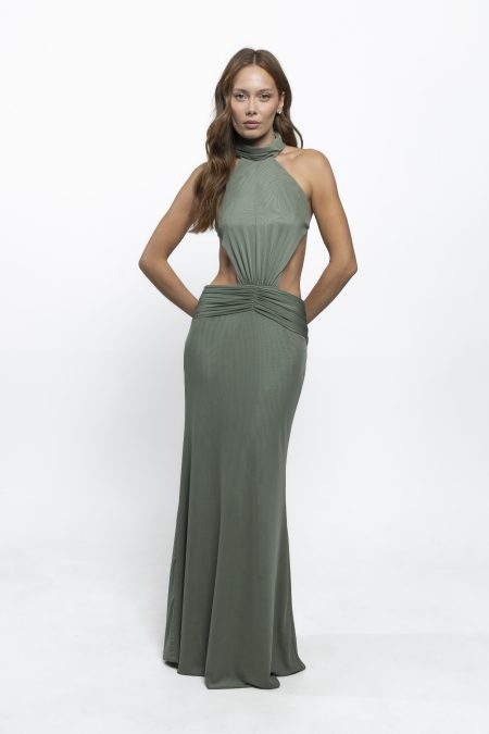 Vestido Jade Verde Salvia