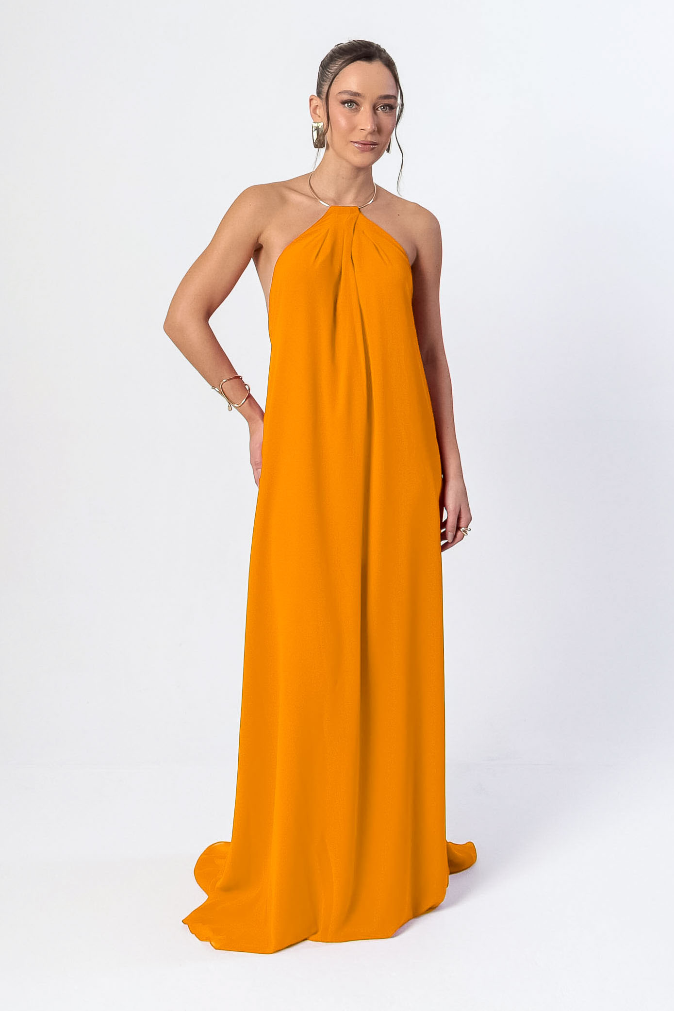 Vestido Elisa Laranja